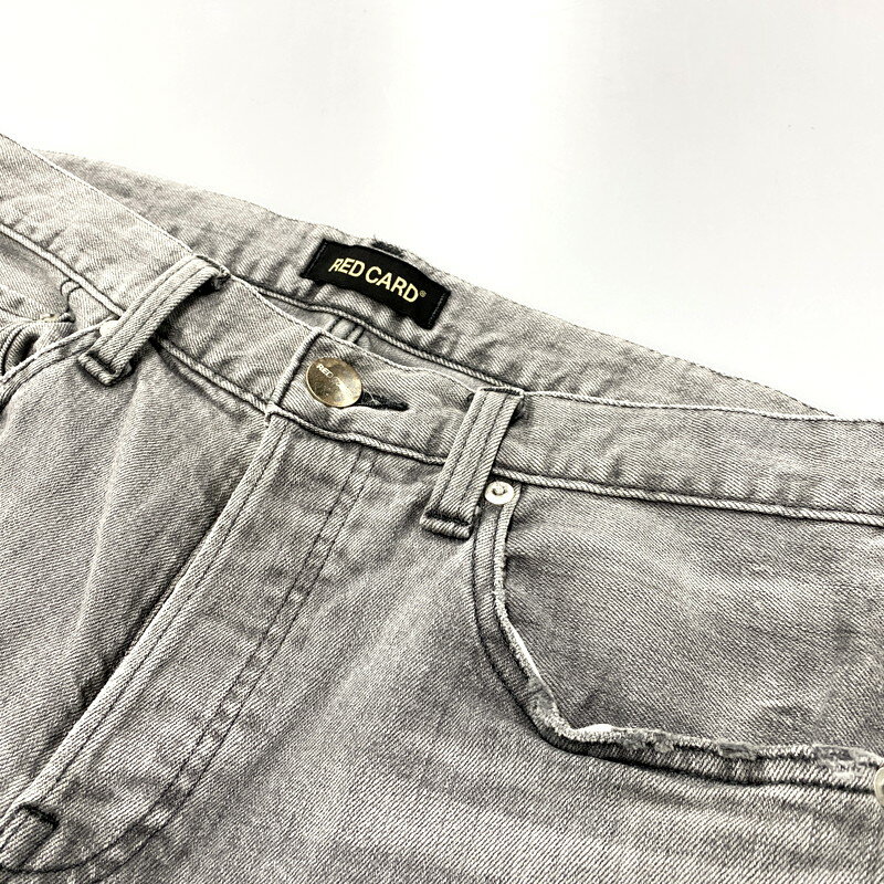 【メンズ】 RED CARD レッドカード EF88861 ヴィンテージ加工ストレートパンツ ズボン ボトムス 151-250209-ma-10-izu サイズ：31 カラー：グレー 万代Net店