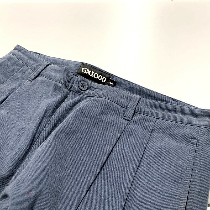 【中古品】【メンズ】 GX1000 ジーエックス1000 CARGO CHINO PANTS カーゴチノパンツ ボトムス 153-250219-as-17-izu サイズ：34 カラー：ネイビー 万代Net店