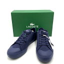 【中古美品】【メンズ】 LACOSTE ラコステ GRIPSHOT 46CMA0001 グリップショット スニーカー シューズ 靴 162-250219-as-13-izu サイズ:UK10.5/28.5cm カラー:NVY/DK GRN 万代Net店