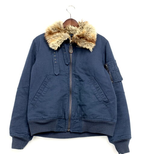 【中古品】【メンズ】 HOUSTON ヒューストン FUR COLLAR FLIGHT JACKET 5018 ファーカラー フライトジャケット アウター 145-250301-as-32-izu サイズ:M カラー:ネイビー 万代Net店 【中古品】【メンズ】 HOUSTON ヒューストン FUR COLLAR FLIGHT JACKET 5018 ファーカラー フライトジャケット アウター 145-250301-as-32-izu サイズ:M カラー:ネイビー 万代Net店