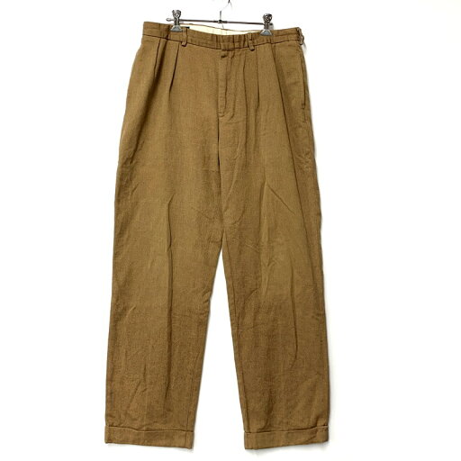 【中古品】【メンズ】 Polo by Ralph Lauren ポロバイラルフローレン 90S 2-TACK WOOL COTTON PANTS 2タック ウール コットン パンツ ボトムス 157-250313-as-08-izu サイズ:34×34 カラー:ブラウン系 万代Net店 【中古品】【メンズ】 Polo by Ralph Lauren ポロバイラルフローレン 90S 2-TACK WOOL COTTON PANTS 2タック ウール コットン パンツ ボトムス 157-250313-as-08-izu サイズ:34×34 カラー:ブラウン系 万代Net店