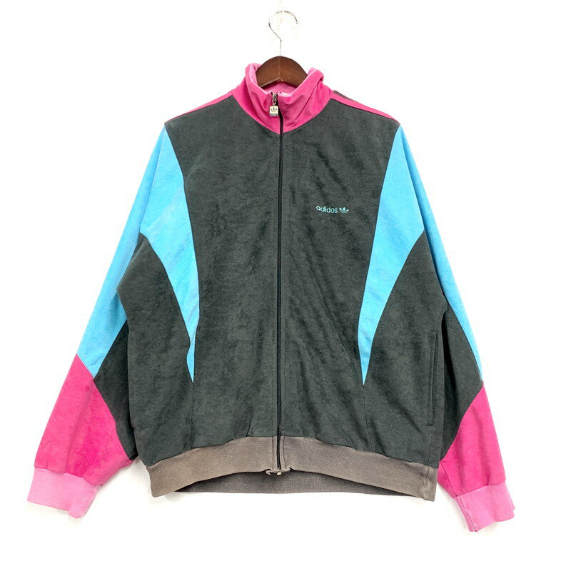 【メンズ】 adidas アディダス 70S-80S VELOUR TRACK JACKET 70-80年代 ベロアトラックジャケット アウター 長袖 146-250317-ma-08-izu サイズ:不明 カラー:マルチ 万代Net店
