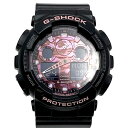 【中古品】【メンズ/レディース】 G-SHOCK ジーショック SAKURASTORM SERIES GA-100TCB サクラストームシリーズ アナデジ 腕時...