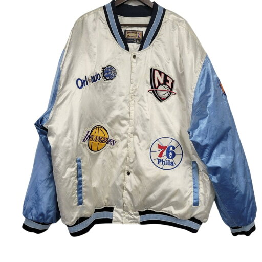 【現状渡し品】【メンズ】 HARDWOOD CLASSICS TEAM EMBLEM JACKET チーム エンブレム ジャケット 148-250330-rk-7-izu サイズ:不明 カラー:ホワイト系 万代Net店 【現状渡し品】【メンズ】 HARDWOOD CLASSICS TEAM EMBLEM JACKET チーム エンブレム ジャケット 148-250330-rk-7-izu サイズ:不明 カラー:ホワイト系 万代Net店