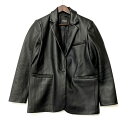 【レディース】 DESIGUAL デシグアル 23WWEWBB FAUX LEATHER JACKET フェイクレザージャケット アウター 長袖 169-250406-ma-05-izu サイズ:M カラー:黒 万代Net店(4)