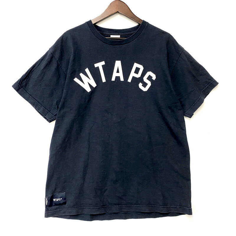 【中古品】【メンズ】 WTAPS ダブルタップス LOCKER SS TEE ロッカー ショートスリーブ Tシャツ 半袖 トップス 142-250411-as-26-izu サイズ:01 カラー:ネイビー 万代Net店