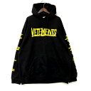 【中古品】【メンズ】 VETEMENTS ヴェトモン UAH21TR632 20AW WOURD TOUR OVERSIZE LOGO HOODIE ワールドツ...