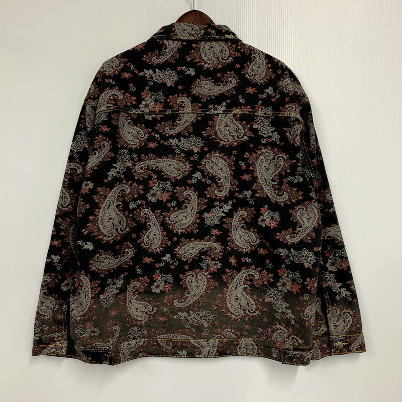 【中古品】【メンズ】 URBAN EDGE アーバンエッジ PAISLEY DENIM TRACKER JACKET ペイズリー デニムトラッカージャケット アウター 142-250426-as-30-izu サイズ：XL カラー：マルチカラー 万代Net店