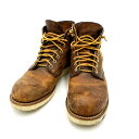 【中古品】【メンズ/レディース】 RED WING レッドウィング 9111 9721100 USA製 2018年製 IRISH SETTER LACE UP BOOTS アイリッシュセッター レースアップ ブーツ 靴 シューズ 164-250509-km-01-izu サイズ:26.0cm カラー:ブラウン 万代Net店(4)