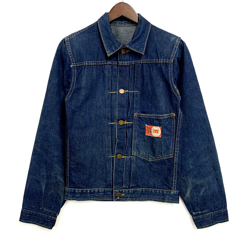 楽天スーパーSALE 20%OFF~【中古品】【メンズ】 MONTGOMERY WARD モントゴメリー・ワード 月桂樹&3連スター刻印ボタン 40S 101大...