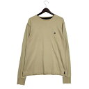 【現状渡し品】【メンズ】 Timberland ティンバーランド ONE POINT LS TEE ワンポイント ロングスリーブ Tシャツ トルコ製 長袖 トップス 146-250524-as-18-izu サイズ:M カラー:ベージュ 万代Net店