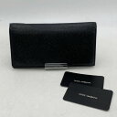 【現状渡し品】【メンズ】 DOLCE&GABBANA ドルチェアンドガッバーナ 二つ折り長財布 ロングウォレット サイフ 200-250530-ma-05-izu カラー:黒系 万代Net店(4)