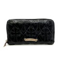 【現状渡し品】【メンズ】 CHROME HEARTS クロムハーツ REC F ZIP CEMETARY QUILTED CROSS LEATHER WALLE...