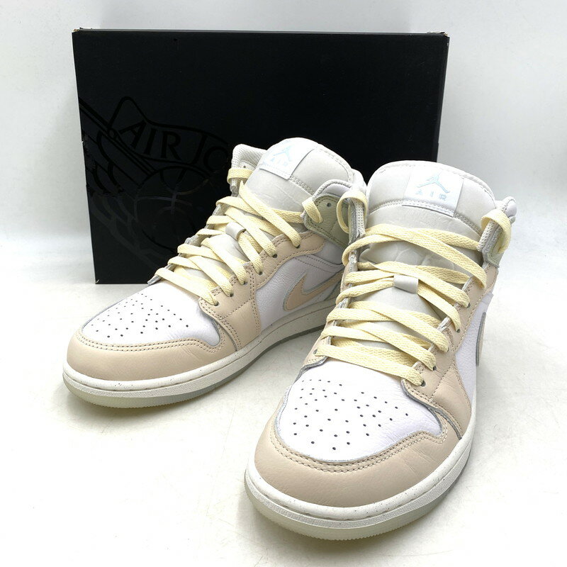 【中古品】【メンズ】 NIKE ナイキ HJ6654-100 AIR JORDAN 1 MID エアジョーダン 1 ミッド 靴 スニーカー シューズ 160-250617-ma-04-izu サイズ:28.5cm カラー:WHITE/SEA GLASS/GLACIER BLUE/GUAVA ICE 万代Net店