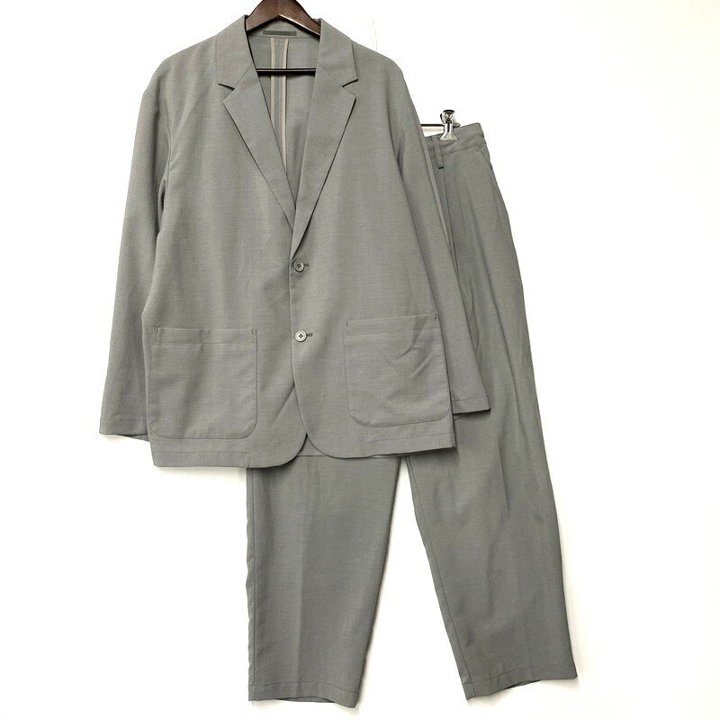 【中古品】【メンズ】 BEAUTY&YOUTH ビューティ&ユース 2P SET UP 1223-604-0025 セットアップ 147-250630-as-03-izu サイズ:L カラー:グレー 万代Net店