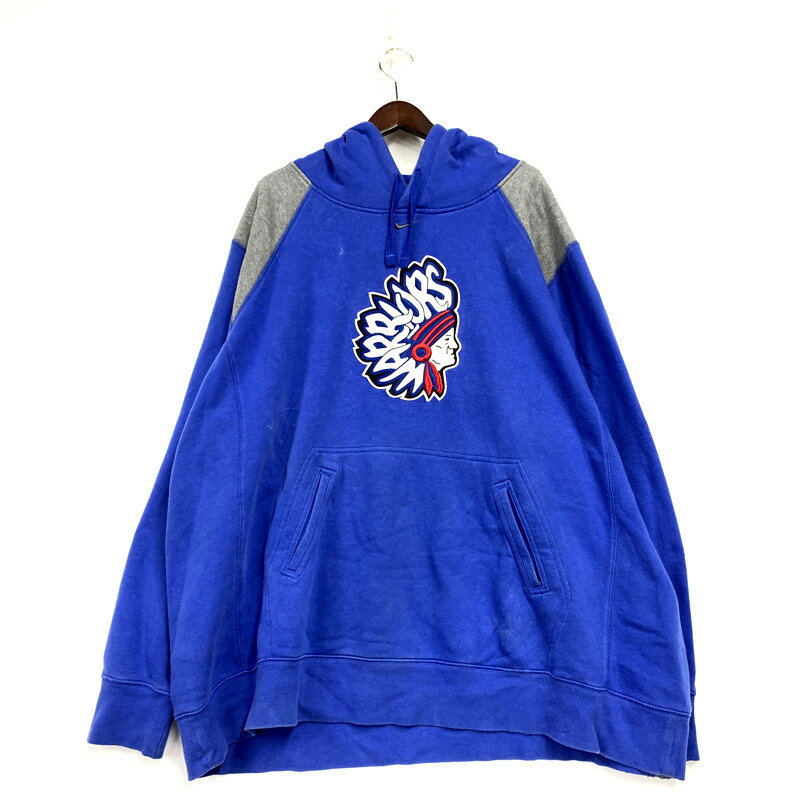 【現状渡し品】【メンズ】 NIKE ナイキ 380187-274 HOODED SWEATSHIRT フーデッドスウェットシャツ トップス パーカー 長袖 148-250708-ma-09-izu サイズ:3XL カラー:ブルー 万代Net店