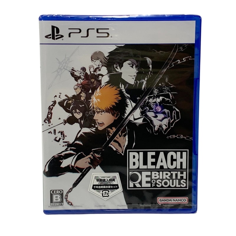 【中古美品】 【未開封】【ゲーム】BLEACH Rebirth of Souls CERO区分_B 12歳以上対象 Playstation5 PS5 ゲーム プレイステーション5 ソフト ゲーム 026-250710-ma-05-izu 万代Net店