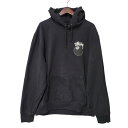 【中古品】【メンズ】 STUSSY ステューシー J40000SAS21 EIGHT BALL HOODED SWEATSHIRT エイトボール フーディー スウェット パーカー シャツ 142-250715-rk-08-izu サイズ:XL カラー:ブラック 万代Net店