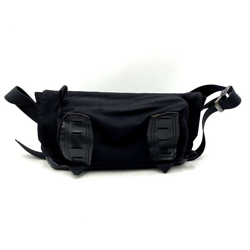 【中古品】【メンズ】 PORTER ポーター WILDERNESS CYCLE MESSENGER BAG ウィルダネスサイクル メッセンジャーバッグ 鞄 カバン ショルダーバッグ 188-250718-ma-22-izu カラー：黒 万代Net店(4)