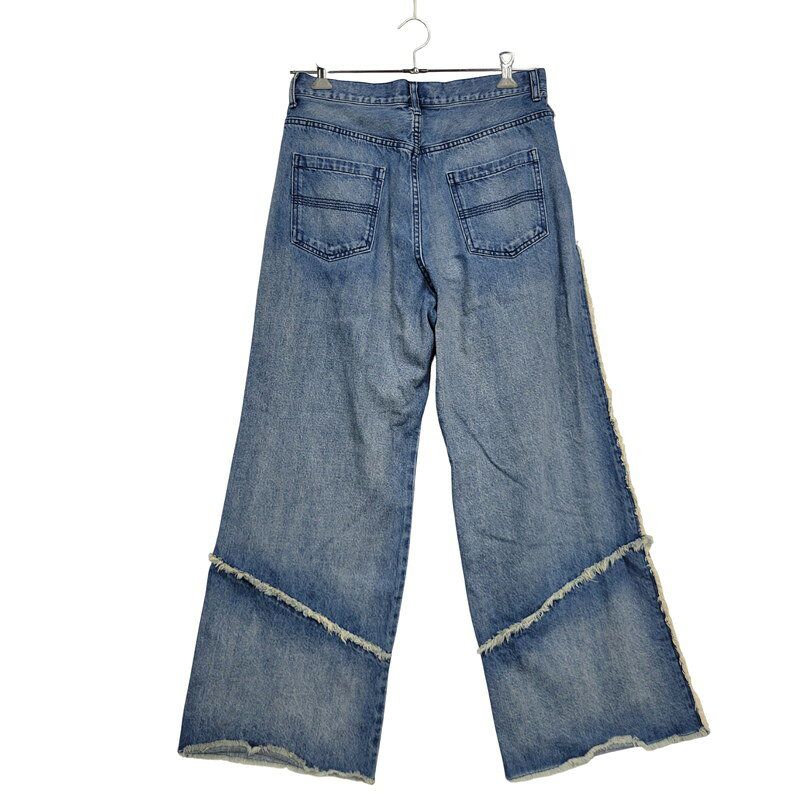 【中古品】【メンズ】 HARE ハレ CONVERTED FRINGE DENIM PANTS HA010130TO コンバート フリンジ デニムパンツ ボトムス 158-250719-as-19-izu サイズ：M カラー：インディゴ 万代Net店
