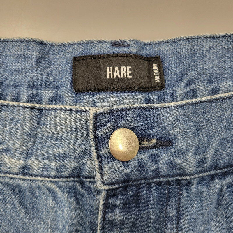 【中古品】【メンズ】 HARE ハレ CONVERTED FRINGE DENIM PANTS HA010130TO コンバート フリンジ デニムパンツ ボトムス 158-250719-as-19-izu サイズ：M カラー：インディゴ 万代Net店