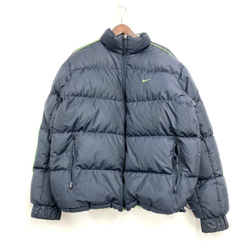 【中古品】【メンズ】 OLD NIKE オールドナイキ REVERSIBLE DOWN JACKET H40408QVE リバーシブル ダウンジャケット アウター 146-250719-as-34-izu サイズ:XL カラー:ネイビー×グリーン 万代Net店