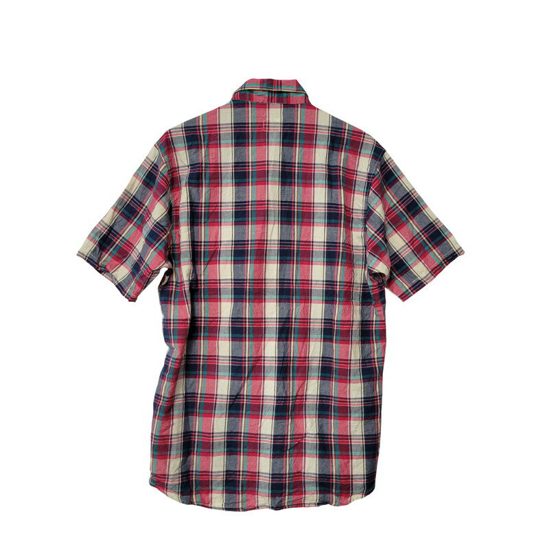 【中古品】【メンズ】 STUSSY ステューシー CHECK SS SHIRT チェック シャツ 半袖 コットン トップス 142-250724-rk-08-izu サイズ：L カラー：マルチ 万代Net店