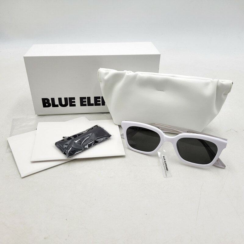 【中古美品】【メンズ/レディース】 BLUE ELEPHANT SUNGLASSES CALLA-S サングラス 203-250816-as-17-izu サイズ：53□21-155 カラー：ホワイト 万代Net店のサムネイル