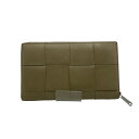 【中古品】【メンズ/レディース】 BOTTEGAVENETA ボッテガヴェネタ マキシイントレチャート カセットジップアラウンドウォレット 長財布 181-250819-as-10-izu カラー:ブラウン系 万代Net店(4)