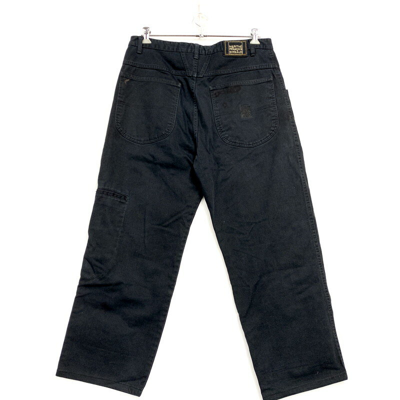 【中古品】【メンズ】 MARITHE + FRANCOIS GIRBAUD マリテフランソワジルボー BLACK DENIM PANTS ブラック デニム パンツ コロンビア製 ジーンズ ズボン ボトムス 157-250822-ay-07-izu サイズ：36L カラー：ブラック 万代Net店