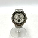 【中古品】【メンズ/レディース】 DOLCE&GABBANA ドルチェアンドガッバーナ TIME CHRONOGRAPH タイム クロノグラフ シルバー文字盤 腕時計 197-250828-as-13-izu カラー:シルバー 万代Net店