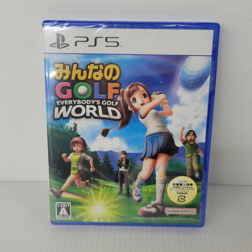 【中古美品】 【未開封】【ゲーム】みんなのGOLF WORLD CERO区分_A 全年齢対象 PlayStation5 PS5 プレイステーション5 ソフト 026-250918-as-01-izu 万代Net店