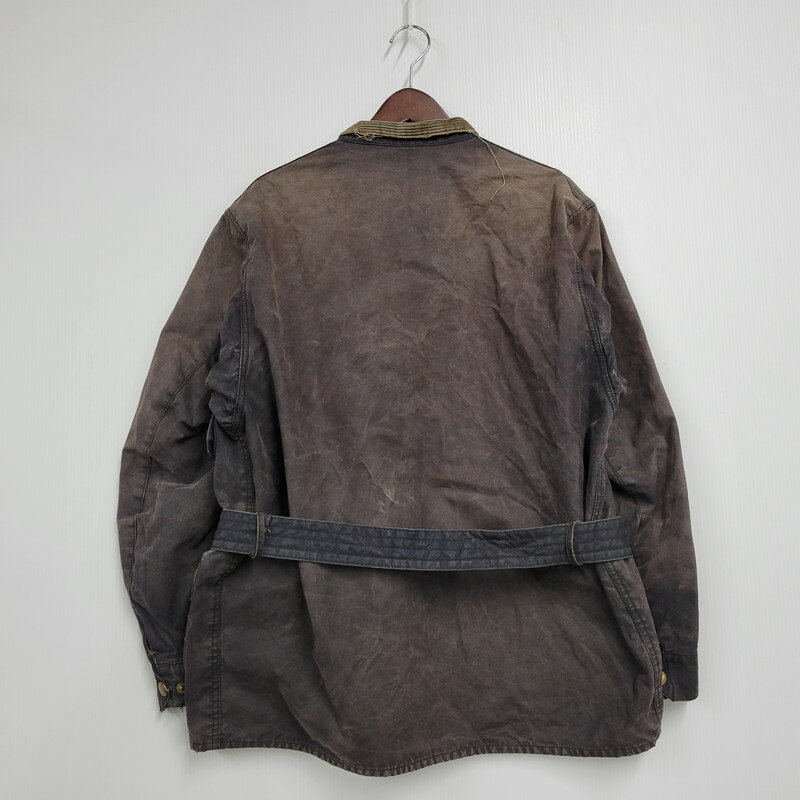 【現状渡し品】【メンズ】 Barbour バーブァー 3ワラント 2000年製 00S INTERNATIONAL SUIT OILED JACKET インターナショナル スーツ オイルド ジャケット アウター 144-251004-ya-16-izu サイズ：下記参照 カラー：ブラウン系 万代Net店