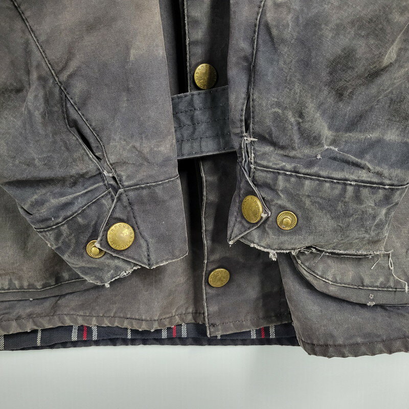 【現状渡し品】【メンズ】 Barbour バーブァー 3ワラント 2000年製 00S INTERNATIONAL SUIT OILED JACKET インターナショナル スーツ オイルド ジャケット アウター 144-251004-ya-16-izu サイズ：下記参照 カラー：ブラウン系 万代Net店