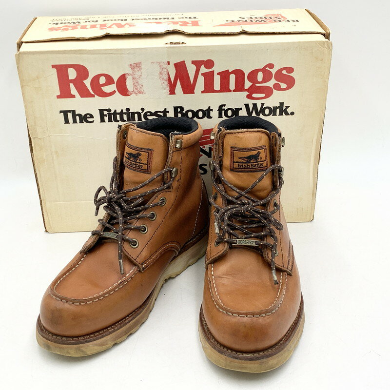 【中古品】【メンズ】 RED WING レッドウィング IRISH SETTER GORE-TEX 1875 アイリッシュセッター ゴアテックス ブーツ シューズ 靴 164-251103-as-07-izu サイズ：8 カラー：ブラウン 万代Net店