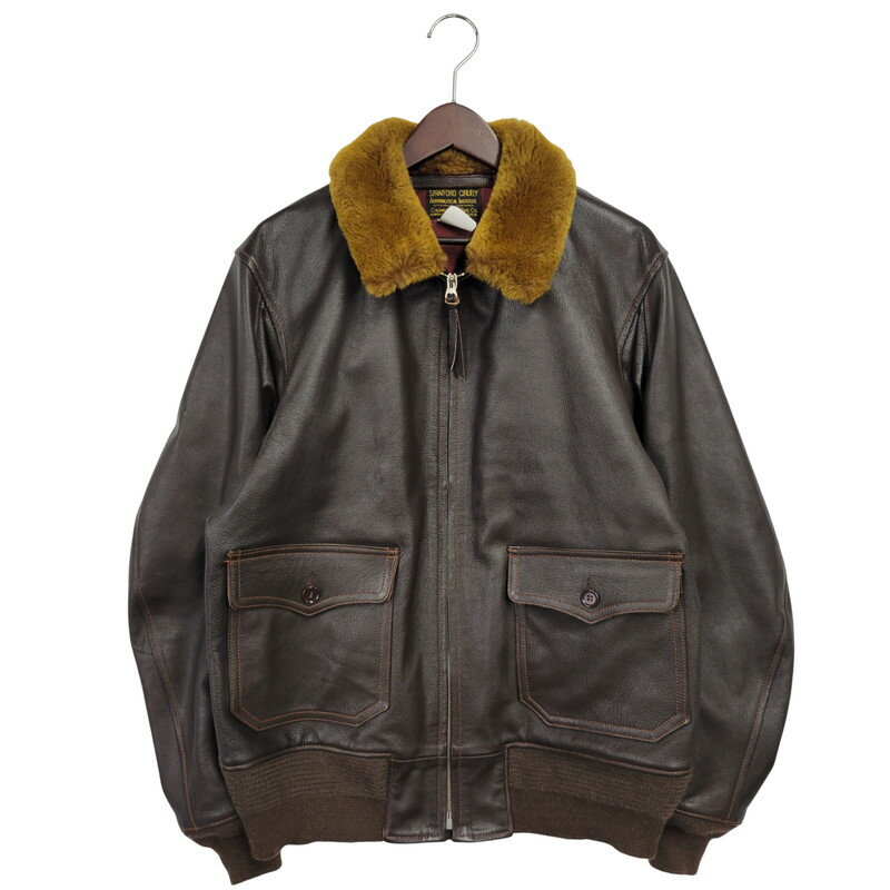 【中古美品】【メンズ】 COLIMBO コリンボ CLIFTON AVIATOR'S LEATHER JACKET クリフトン アビエーター..