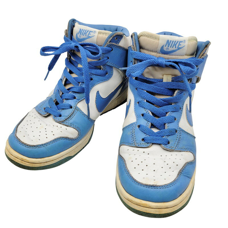 【現状渡し品】【メンズ/レディース】 NIKE ナイキ 630335-144 DUNK HIGH LE ダンク ハイ エルイー スニーカー シューズ 靴 160-260310-ya-15-izu サイズ：25cm カラー：WHITE/CAROLINA BLUE 万代Net店
