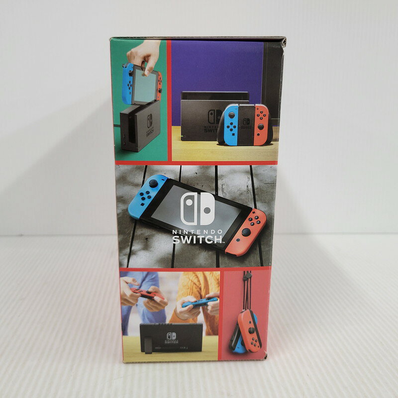 万代Net店の【中古美品】 【ゲーム】Nintendo Switch Joy-Con(L) ネオンブルー/(R) ネオンレッド HAD-S-KABAH(JPN) 任天堂 ニンテンドースイッチ 本体 034-260430-as-15-izu 万代Net店｜アングル2
