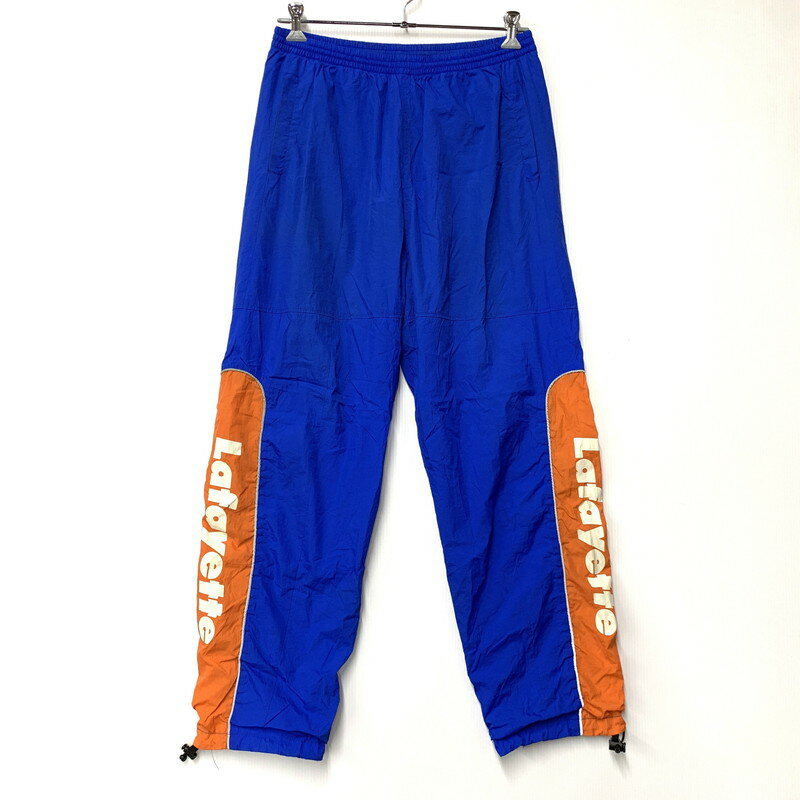 Rakuten - 【中古品】【メンズ】 LAFAYETTE ラファイエット LS201202 COLORBLOCK NYLON TRACK PANTS カラーブロック ナイロン トラック パンツ ボトムス 153-260607-kh-08-izu サイズ：XL カラー：ブルー×オレンジ 万代Net店