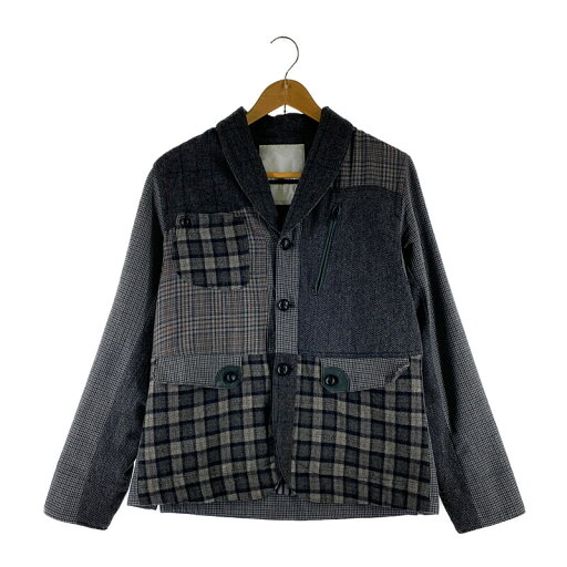 【現状渡し品】【メンズ】 WHITE MOUNTAINEERING ホワイトマウンテニアリング 11AW WOOL CHECK MIX SHAWL COLLAR JACKET WM1173220 ウール チェ 140-221120-kk-20-min 万代Net店 【現状渡し品】【メンズ】 WHITE MOUNTAINEERING ホワイトマウンテニアリング 11AW WOOL CHECK MIX SHAWL COLLAR JACKET WM1173220 ウール チェ 140-221120-kk-20-min 万代Net店