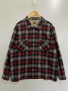 【中古】TENDERLOIN テンダーロイン 08AW T-WOOL SHT RED ウールシャツ 長袖シャツ トップス 142-240228-yn-11-min サイズ：XL カラー：レッド 万代Net店