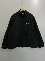 【中古】【メンズ】 LOCAL GOLF ZIP UP JACKET LG-69JK-23 ローカルゴルフ ジップアップジャケット アウター 142-240228-yn-15-min サイズ：M-L カラー：ブラック 万代Net店