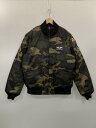 【中古】【メンズ】 ALPHA INDUSTRIES アルファ インダストリーズ PADDED TANKERS JACKET タンカースジャケット アウター 145-240229-me-06-min サイズ：XL カラー：カモ 万代Net店