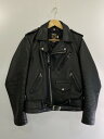 【中古】【メンズ】 schott ショット 613US VINTAGE ONESTAR 7007 ヴィンテージ ワンスター ライダースジャケット 復刻 アウター 145-240318-yn-05-min サイズ：36 カラー：ブラック 万代Net店