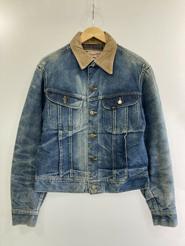 【中古】【メンズ】 LEE STORM RIDER BLANKET DENIM JACKET 101LJ リー ストームライダー ブランケット デニムジャケット アウター 146-240409-yn-10-min サイズ：36 カラー：インディゴ 万代Net店