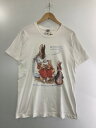 【中古】【メンズ】 PETER RABBIT S/S PRINT TEE ピーターラビット ショートスリーブ プリントTシャツ 半袖Tシャツ トップス 146-240420-yn-20-min サイズ：M カラー：ホワイト 万代Net店