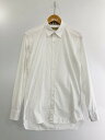 【中古品】【メンズ】 BURBERRY バーバリー L/S SHIRT 8008703 ロゴ刺繍長袖シャツ ロングスリーブシャツ トップス 141-240422-yn-03-min サイズ:XS カラー:ホワイト 万代Net店|詳細画像