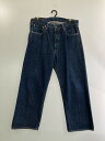 【中古】【メンズ】 VISVIM ビズビム SOCIAL SCULPTURE 01R DENIM PANT ソーシャルスカルプチャー デニムパンツ ボトムス 153-240428-jt-11-min サイズ：W38 L30 カラー：インディゴ 万代Net店