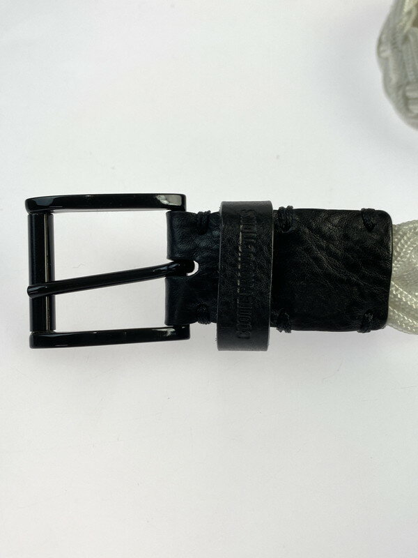 【中古】【メンズ】 COOTIE クーティー 21SS RAZA MESH BELT ラサ メッシュ ベルト 205-240527-jt-09-min サイズ：L カラー：ホワイト 万代Net店