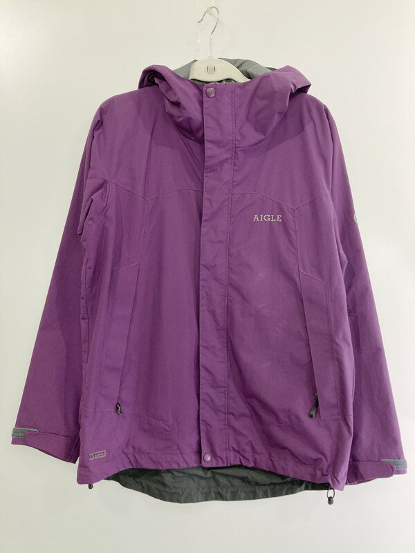 【中古品】【レディース】 AIGLE エーグル MOUNTAIN JACKET 8504-05403 マウンテンジャケット アウター 169-240808-yn-17-min サイズ:S カラー:パープル 万代Net店